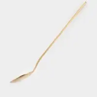 Ложка чайная Magistro Desire, длина 13 см, нержавеющая сталь, золотистая