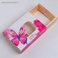 Коробка кондитерская, упаковка &laquo;Улыбайся&raquo;, 20&times;15&times;5 см