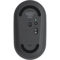 Мышь компьютерная Logitech WRL PEBBLE M350 BLACK 910-005576