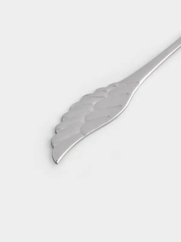 Ложка чайная Magistro Wings, длина 14 см, нержавеющая сталь, цвет серебряный