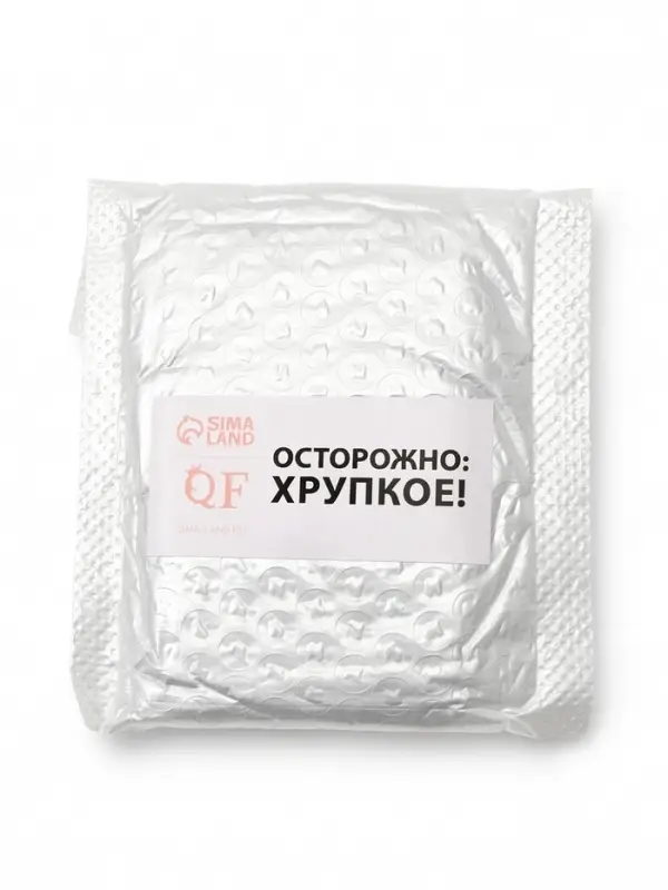 Зеркало компактное, 7&times;10.5 см, чёрное