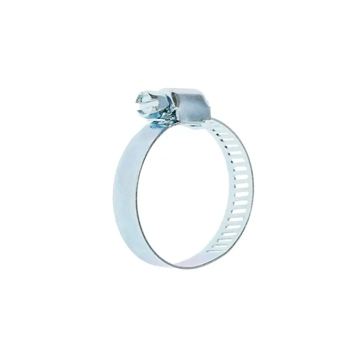 Хомут червячный ZEIN engr, сквозная просечка, диаметр 18-32 мм, ширина 8 мм, оцинкованный