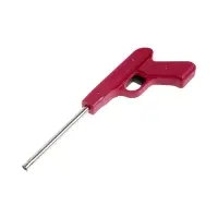 Пьезозажигалка JZDD-17-BRD, для газовых плит/духовых шкафов/барбекю, пистолет, бордовая