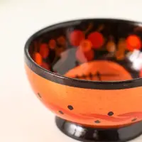 Солонка &laquo;Каравай&raquo;, 7.5&times;3 см, хохлома, дерево