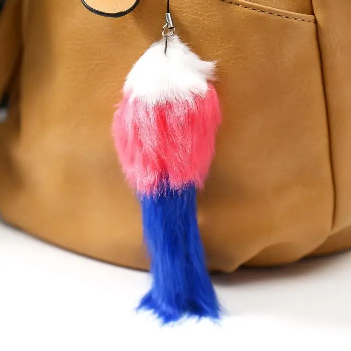 Пушистик на подвеске Пушистик на подвеске "Милашка" 4,5 х 4,5 х 12,5 см, цвета МИКС