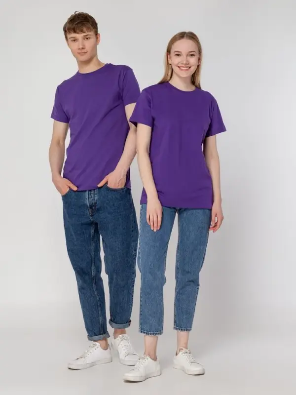 Футболка унисекс T-bolka 160, фиолетовая, размер S Футболка унисекс T-bolka 160, фиолетовая, размер S