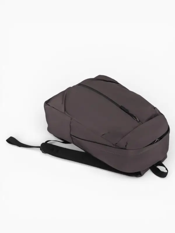 Рюкзак школьный, однотонный, 1 отделение, 3 кармана, 28&times;13&times;39 см, серый