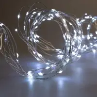 Гирлянда &laquo;Занавес&raquo; 2.8&times;3 м, роса на крючках, IP20, серебристая нить, 300 LED, свечение белое, мерцание, USB