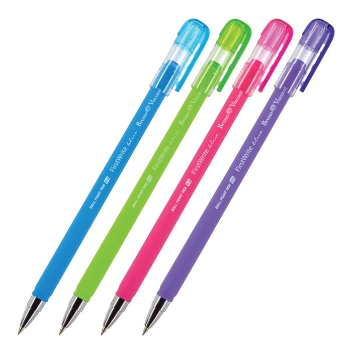 Ручка шариковая FirstWrite Special, 0.5 мм, синие чернила, матовый корпус Silk Touch, МИКС Ручка шариковая FirstWrite Special, 0.5 мм, синие чернила, матовый корпус Silk Touch, МИКС