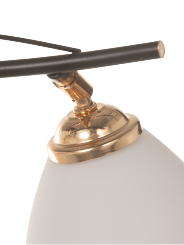 Люстра Люстра "Кира" 4х40Вт Е27 черный/золото