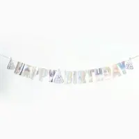 Гирлянда на ленте &laquo;Happy Birthday&raquo;, голография