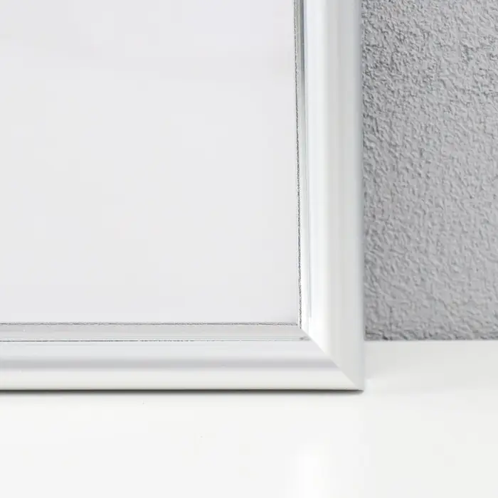 Фоторамка для фото 29.7&times;42 см (А3) &laquo;МИРАМ&raquo;, пластик, серебро, (пластиковый экран)