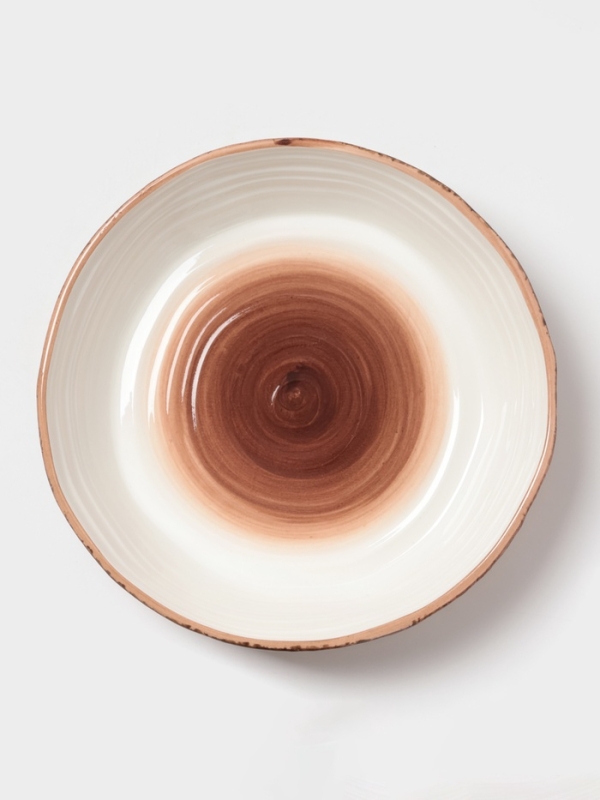 Тарелка глубокая Magistro "Wood" 18см 18,2х4,2 см