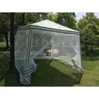 Шатёр туристический, 300&times;300 см, закрытый, белый