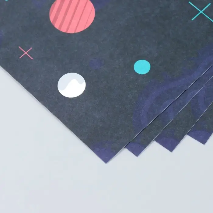 Бумага для скрапбукинга «Арт Узор. Вселенная», 180 г/м², 30.5×32 см