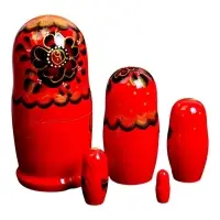 Матрёшка 5 в 1, расписная, МИКС