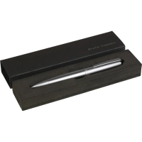 Ручка шариковая SORRENTO 1.0мм,син, корп.сереб/фут.черн,20-0346/09