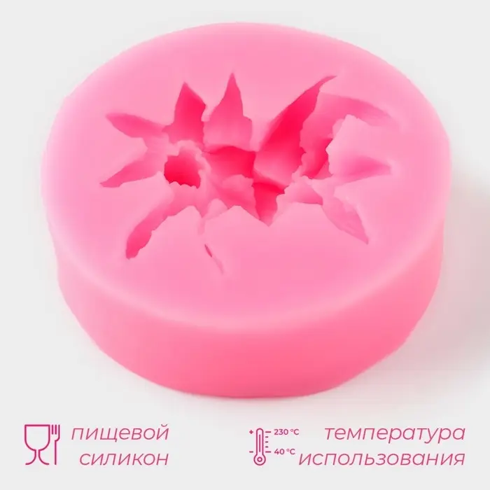 Молд Доляна «Цветение», силикон, d=7 см, цвет МИКС