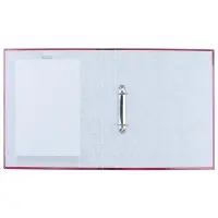 Папка на 2 кольцах А4, ErichKrause Work inside, 35 мм, 1750 мкм, ламинированная, твердая обложка, бордовая