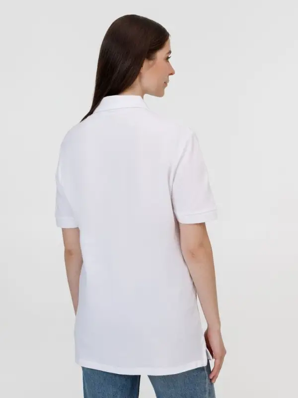 Рубашка поло унисекс Pacific, белая, размер XXL