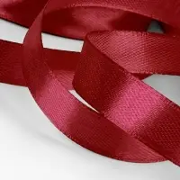Лента атласная, 12 мм, 23±1 м, бордовая №165