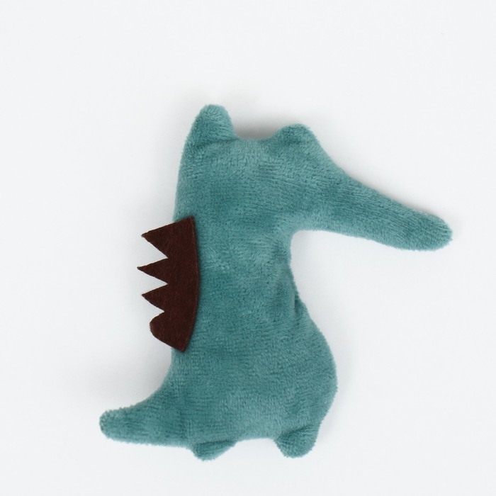 Игрушка для кошек с кошачьей мятой  Игрушка для кошек с кошачьей мятой "Крокодил", 10 см, зелёная