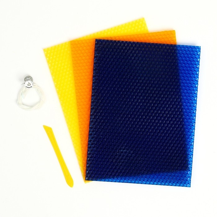 Свеча своими руками. Создание магических свечей из вощины «Набор №2», набор для творчества Свеча своими руками. Создание магических свечей из вощины «Набор №2», набор для творчества