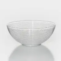 Салатник Доляна &laquo;Шарм&raquo;, d=23 см, высота 9.5 см, 2.2 л, прозрачный