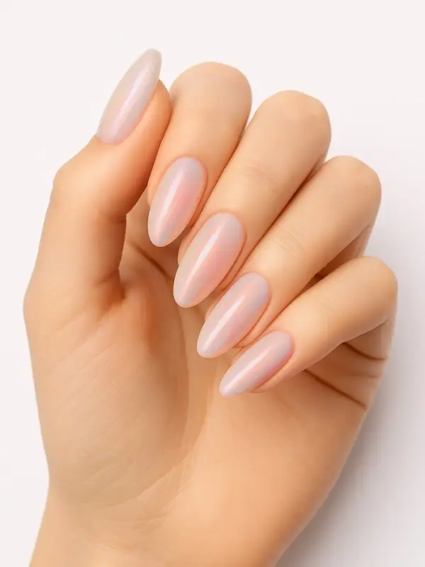 Жидкая втирка для ногтей, 5 мл, розовая