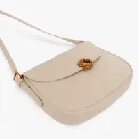 Сумка женская мессенджер TEXTURA на магните, с косметичкой, 28&times;4&times;20 см, молочная