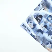 Набор упаковочной бумаги с наклейками, 6 листов, &laquo;Новый год&raquo;, 70&times;100 см