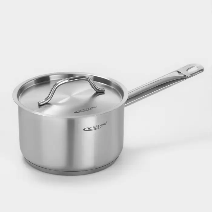 Ковш Катунь &laquo;Общепит&raquo;, 2.6 л, d=18 см, h=11 см, капсульное дно, индукция, нержавеющая сталь