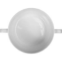 Чаша для бульона Kaylas, D115мм 430мл, фарфор, белая 6шт/уп