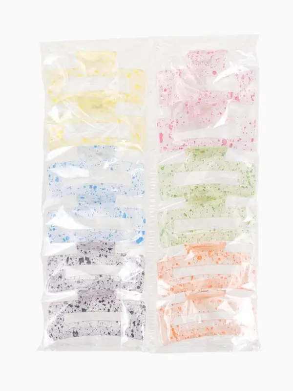 Крабик для волос &laquo;Мадлен&raquo;, прямой, 9 см, МИКС