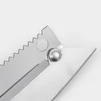 Шинковка, нож для нарезки, открывалка Доляна &laquo;Помощник&raquo;, 3 в 1, 19.5 см (лезвие 9.8 см), серебристый