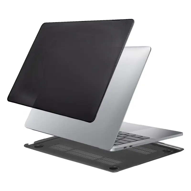 Чехол для MacBook Air 13 (2025/2024/2022)  матовый черный (A2681 M2/A3113 M3/A3240 M4)