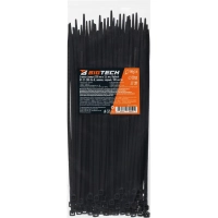 Стяжка (хомут) 200 мм x 3,6 мм, Bigtech BT-CT-200-36-B,нейлон,чер,100 шт/уп