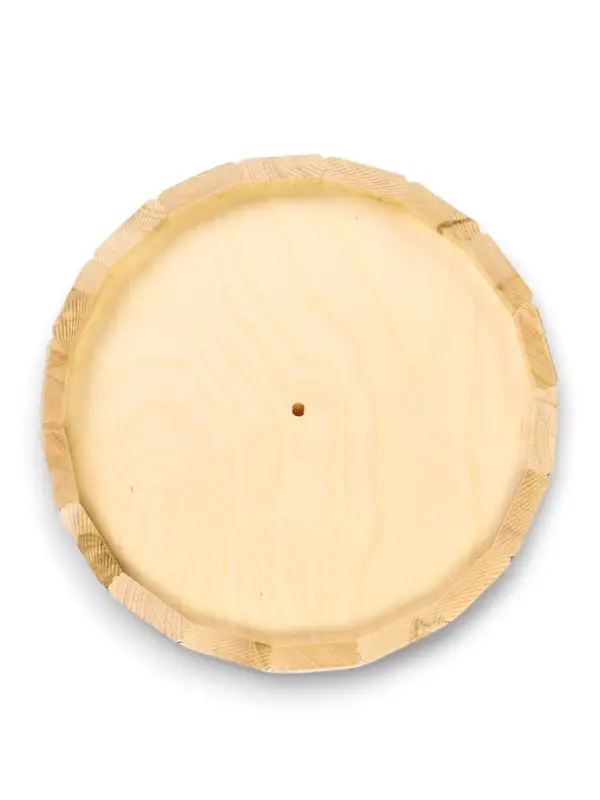 Шайка - таз для бани и сауны &laquo;Термо&raquo;, 12 л, деревянная, пластиковая вставка, &laquo;Добропаровъ&raquo;