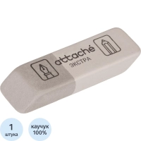 Ластик скошенный Attache Extra, нат.каучук, 41x14x8мм, д/ручки и карандаша