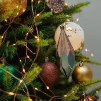 Гирлянда &laquo;Конский хвост&raquo; 10 нитей по 1 м, IP20, медная нить, 100 LED, 2 режима, от батареек АА&times;3, свечение тёплое белое