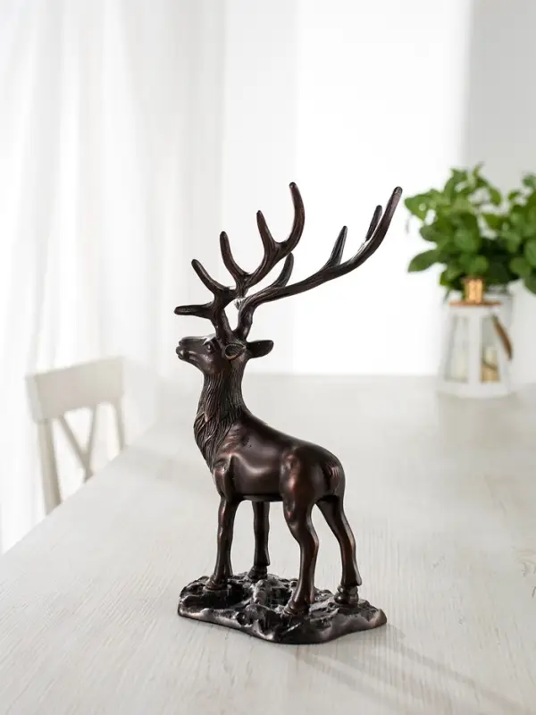 Сувенир &laquo;Олень&raquo;, 17&times;16&times;34 см, алюминий