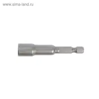 Бита с торцевой головкой ТУНДРА, сталь CrV, магнит, 8&times;65 мм
