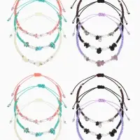 Браслет под натуральный камень &laquo;Крошка&raquo; с жемчугом, цвет МИКС