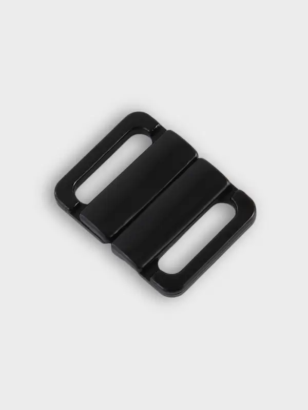 Застёжка для бюстгальтера, пластиковая, 14 мм, 10 шт., чёрная