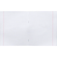 Тетрадь в зеленом офсете  24л, клетка  уп. по 20 шт./запайка,100% белизна