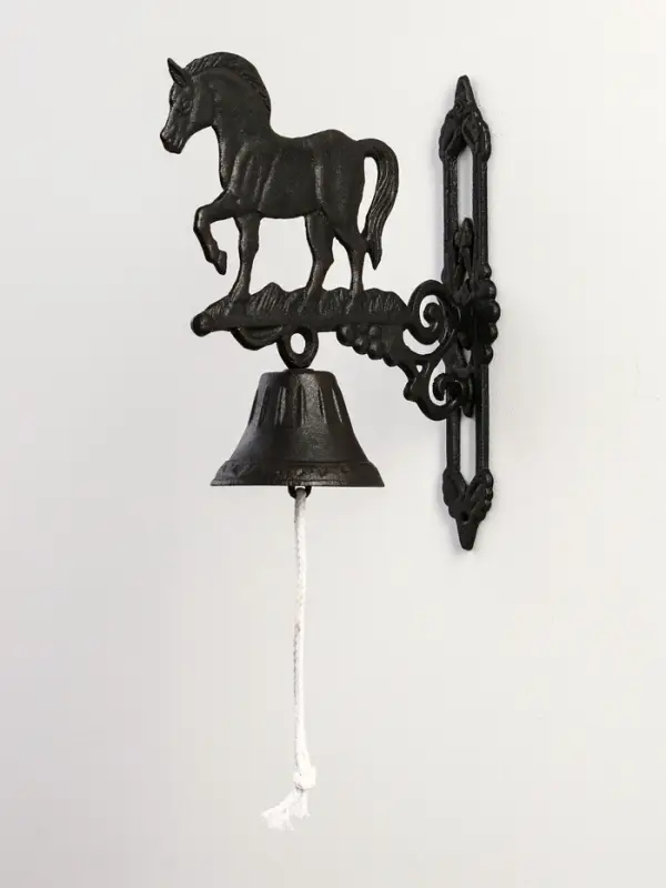 Колокол сувенирный чугун  Колокол сувенирный чугун "Конь" 23х11х32 см
