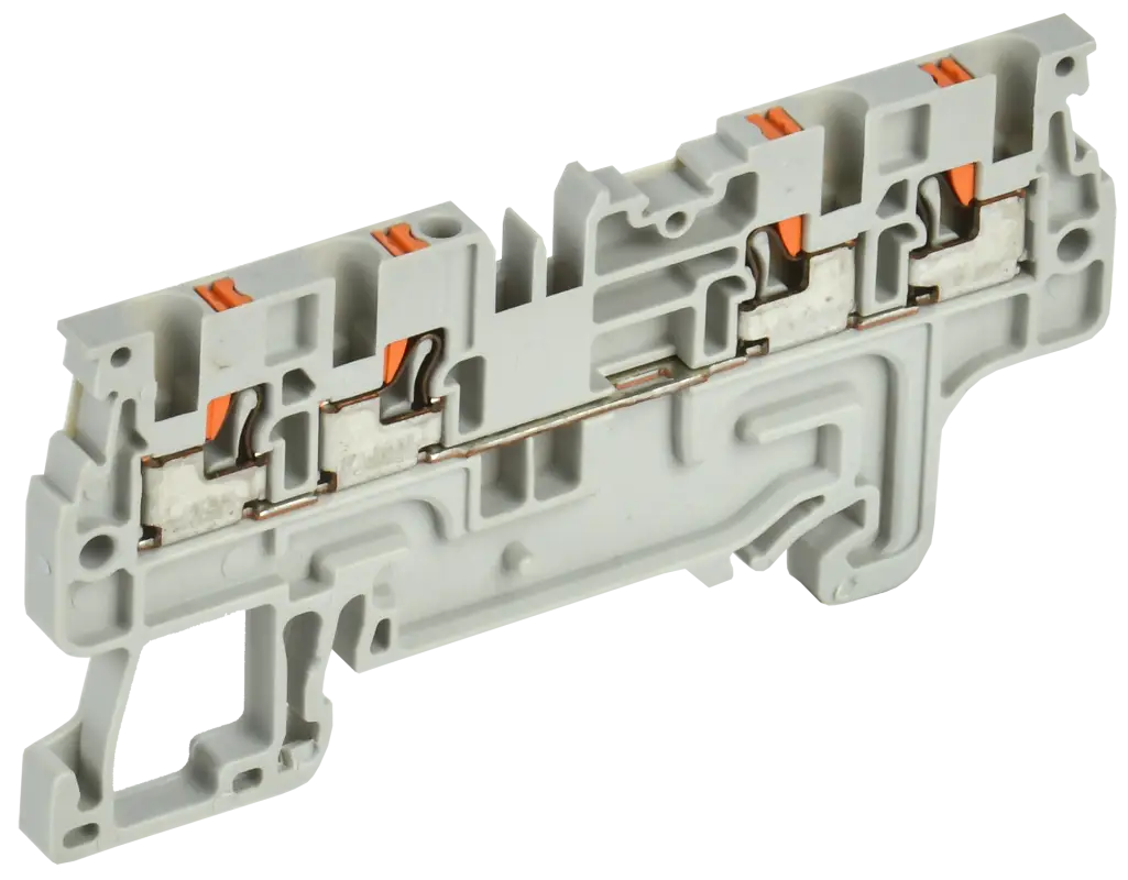 ARMAFIX Клемма пружинная Push-in CP-MC 4 вывода 1,5мм2 серая IEK