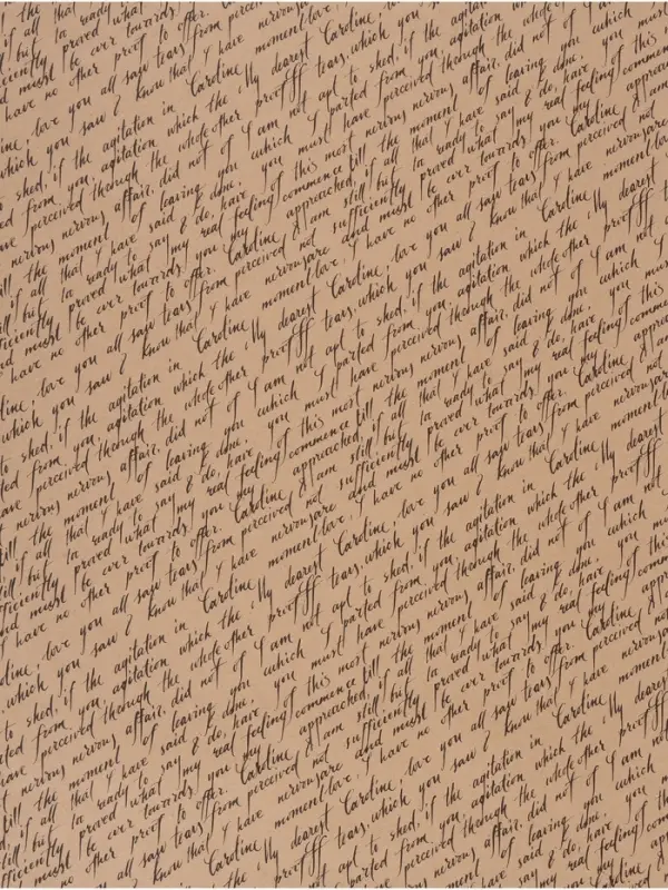 Бумага упаковочная крафт &laquo;Рукопись&raquo;, 70&times;100 см, 1 лист