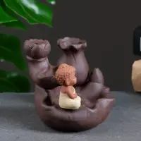 Подставка для благовоний &laquo;Будда - у водопада&raquo;, стелющийся дым, 12&times;9 см
