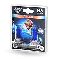 Галогенная лампа AVS ATLAS/5000К/ H8.12V.35W.блистер 2шт.
